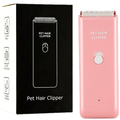 Picture of Dog Cat Home Hair Waterproof Clipper Portable Electric USB Rechargeable Pet Grooming Tools Low Noise Shaver Cordless Trimmer for Small and Large Pets