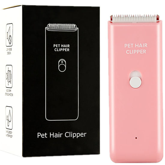 Picture of Dog Cat Home Hair Waterproof Clipper Portable Electric USB Rechargeable Pet Grooming Tools Low Noise Shaver Cordless Trimmer for Small and Large Pets