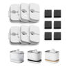 Picture of PETLIBRO 6 Packs Replacement Filters for Dockstream Cat Water Fountain PLWF105/PLWF115/PLWF005, 3 Months Set of Replacement Filters for Ultra Quiet Pet Water Fountain