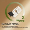 Picture of PETLIBRO 6 Packs Replacement Filters for Dockstream Cat Water Fountain PLWF105/PLWF115/PLWF005, 3 Months Set of Replacement Filters for Ultra Quiet Pet Water Fountain