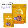 Picture of DOGSWELL Jerky Hip and Joint Dog Treats Grain Free Made in USA Only, Glucosamine and Chondroitin, 10 oz Duck (842194)