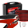 Picture of AWELTEC 100% Pure Copper Jumper Cables 4 Gauge 20 Feet - Heavy Duty Battery Booster Cable 800 AMP with Carry Bag, Safety Gloves and Iron Brush Included(Copper 4AWG x 20FT)