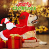 Picture of BWOGUE Santa Dog Costume Christmas Pet Clothes Santa Claus Riding Pet Cosplay Costumes Party Dressing up Dogs Cats Outfit for Small Medium Large Dogs Cats