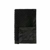 Picture of Pro Goleem Baby Soft Minky Dot Blanket with Satin Backing Baby Gifts for Boys and Girls (Black, 30’’ x 40’’)