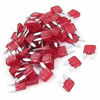 Picture of 100 Pack Auto Fuses 10AMP APM/ATM 32V Mini Blade Style Fuses 30A Short Circuit Protection Car Fuse (Red)