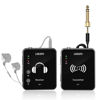 Picture of LEKATO MS-1 Wireless in Ear Monitor System, 2.4G Stereo in-Ear Monitoring with Wireless Transmitter Receiver Clip On, One to More, Auto-Pairing, Wireless IEM for Studio, Band Rehearsal,Small Gig