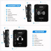 Picture of LEKATO MS-1 Wireless in Ear Monitor System, 2.4G Stereo in-Ear Monitoring with Wireless Transmitter Receiver Clip On, One to More, Auto-Pairing, Wireless IEM for Studio, Band Rehearsal,Small Gig