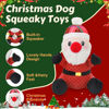 Picture of Newget Christmas Dog Toys, Dog Squeaky Plush Chew Toys with Crinkle Paper for Puppy, Small, Medium, Large Dogs, Interactive Pet Holiday Toys for Training and Reducing Boredom