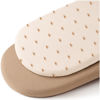 Picture of Konssy 2 Pack Soft Breathable Muslin Fitted Bassinet Sheets for Baby Girl Boy, Fit Oval Rectangle Cradle, Moses Basket Pad/Mattress (Camel, Sun)