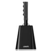 Picture of LEKATO Cowbell Noise Makers with Handle, Cow bell for Sporting Events 10 Inch Cheering Steel Cow Bell for Football Games,Party, Concert, Graduation, School, Farm Ranch(Black)