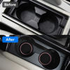 Picture of Mandark 4PCS Car Cup Holder Coasters, 2.75 Inch Non-Slip Insert Water Bottle Holder Pads, Dustproof Automotive Interior Accessories Mat, Universal for Vehicles, Trucks, RVs and More（Black/Pink）