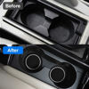 Picture of Mandark 4PCS Car Cup Holder Coasters, 2.75 Inch Non-Slip Insert Water Bottle Holder Pads, Dustproof Automotive Interior Accessories Mat, Universal for Vehicles, Trucks, RVs and More（Black/White）
