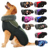 Picture of IECOii Extra Warm Dog Coat Reflective Adjustable Dog Jacket Dog Winter Coat with Buckle Fleece Turtleneck Dog Jacket for Cold Weather Soft Winter Coat for Small Medium Extra Large Dogs