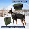 Picture of IECOii Extra Warm Dog Coat Reflective Adjustable Dog Jacket Dog Winter Coat with Buckle Fleece Turtleneck Dog Jacket for Cold Weather Soft Winter Coat for Small Medium Extra Large Dogs