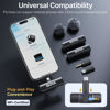 Picture of BOYA BOYALINK 2 A2 (2TX+3RX Adapter) Wireless Lavalier Microphone for iPhone Camera Android, Clip on Mic, 48 KHz 24 Bit, 6mm Mic, 1000ft, Noise Cancelling, Mini Lapel Mic USB-C/Lightning/3.5mm TRS