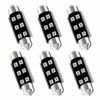 Picture of AUXLIGHT 211-2 212-2 578 569 214-2 41MM 1.61”Festoon Canbus Error Free LED Interior Light Bulbs Brilliant Red, Super Bright 6SMD Chips for Dome Map Door Courtesy License Plate Lights (Pack of 6)