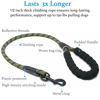 Picture of iYoShop Dual Dog Leash, Double Dog Leash, 360 Swivel No Tangle Walking Leash, Shock Absorbing Bungee for Two Dogs, Military Green, Large (25-150 lbs)
