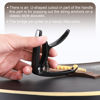 Picture of Guitar Capo, Capo, Capo for acoustic guitar 6 string, Acoustic guitar capo, Capo for electric guitar, Capo for guitar, Kapo, Classical guitar capo, Electric guitar capo, Guitar capos(Black)