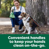 Picture of Earth Rated Dog Poop Bags with Handles, Extra Wide, Easy Tie and Guaranteed Leakproof, Unscented, 120 Handle Bags