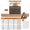 Picture of NWK Magic Dog Gate for Stairs Pet Gate for The House Providing a Safe Enclosure for Pets to Play and Rest, 6 Hooks Design (30'' X 43'')