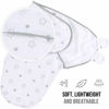 Picture of Mama Cheetah Preemie Swaddle Sack, Organic Swaddle Sleep Sacks for Preemies, Preemie Swaddle Blanket Wrap, Easy Swaddles for Premature Baby Boy Girl 4-7 lbs, Newborn Essentials, 3-Pack