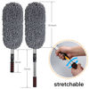 Picture of IPELY 3 Pack Large Microfiber Car Duster Exterior Scratch Free with Extendable, Car Duster Interior Multipurpose dust Cleaning