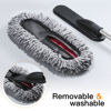 Picture of IPELY 3 Pack Large Microfiber Car Duster Exterior Scratch Free with Extendable, Car Duster Interior Multipurpose dust Cleaning