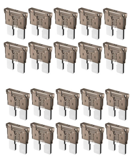 Picture of 20pcs 7.5A Standard Car Fuses - 7.5 AMP Automotive Fuses(ATO/APR/ATS), 32V (12/24V) Blade Fuse for RV/Truck/SUV