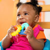 Picture of Bright Starts Chance of Smiles Silicone Teether 2-Pk, Easy-Grasp Sun and Rainbow, Unisex, 3 Months+