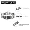 Picture of Mercano Adjustable Dog Collar - Special Design Patterns, Soft Nylon Comfortable Durable Pet Collar for Small Medium Large Dogs (L, Black White B)