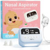 Picture of HEYVALUE Hospital Grade Nasal Aspirator for Baby, Nose Sucker with 9 Levels Suction, Night Light and Nursery Rhyme Soothing Function, Electric Nose Suction for Baby with Food-grade Silicone Tips, Blue