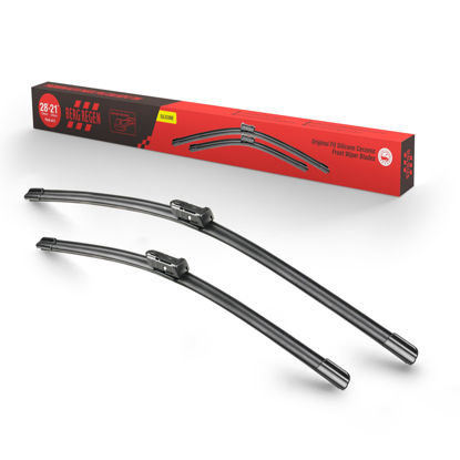 Picture of BERG REGEN 28"+21" Silicone Windshield Wiper Blades Set Replacement for Ford Transit-150 2022-2015/ Transit-250 2022-2015 / Transit-350 2021-2015-Original Factory Quality All Weather (Pack of 2)