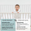 Picture of Tealbee DREAMSUIT: Toddler Sleep Sack with Feet 3T 4T - 1.2 TOG Lightweight Baby Wearable Blanket for Walkers - Rayon made from Bamboo, Organic Cotton Sleeping Bag - Love Milk