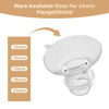 Picture of Flange Inserts 15mm Compatible with Medela/Spectra/TSRETE/Elvie/Momcozy/Bellababy Breast Pump 24mm Shields/Flanges, Reduce 24mm Nipple Tunnel Down to 15 mm, 4PCS