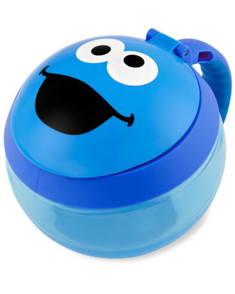 Picture of Skip Hop x Sesame Street Baby Snack Container, Toddler Snack Cup, Cookie Monster
