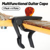 Picture of Guitar Capo, Black Capo, Pick Holder on Capo for Acoustic Electric Guitar,Ukulele,Mandolin,Banjo (Black)