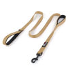 Picture of Plutus Pet Double Handle Dog Leash 6ft, Heavy Duty, Reflective Dual Handle Dog Leash for Safety Training, for Medium Large Dogs,2 Handle Leads(Brown)