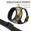 Picture of PUPTECK Soft Mesh Dog Harness and Leash Set Pet Puppy Cat Comfort Padded Vest No Pull Harnesses, Yellow, S