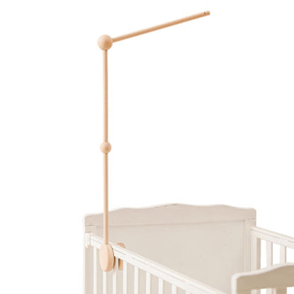 Picture of Baby Crib Mobile Arm,HBM Wooden Mobile Arm for Crib Mobile Hanger for Crib Baby Girl Nursery Decor