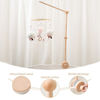 Picture of Baby Crib Mobile Arm,HBM Wooden Mobile Arm for Crib Mobile Hanger for Crib Baby Girl Nursery Decor