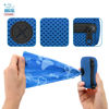 Picture of Best Pet Supplies 2-Pack Dog Poop Bag Holder Leash Attachment, Color, Reusable Mesh Dispenser Pouch for Travel, Walking, Park, and Outdoor Use, Soft and Durable with Clip-On - Mesh Royal Blue