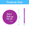 Picture of 8sanlione Car Cup Coaster, 4Pcs 2.75 Inch Auto Cup Holder Insert Coasters, Anti-Slip Waterproof Embedded Drink Mat, Automotive Interior Accessories for Men and Women (D Purple/4PCS)