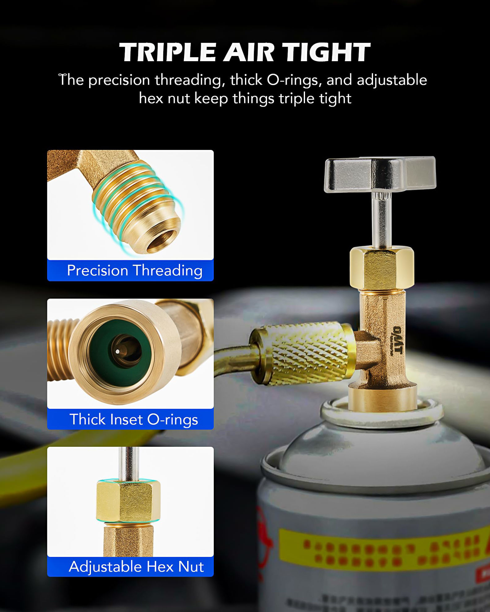 GetUSCart- Orion Motor Tech R134a Can Tap, Puncture Style R134a ...