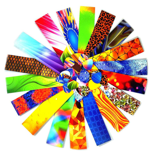 Picture of Pick-a-Palooza Guitar Pick Pack Custom Strips For Your Guitar Pick Maker - Great Variety Of Strips For Making Guitar Picks With Any Pick Punch - Blaze