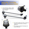 Picture of K80230 Zinc-Nickel Alloy Front Stabilizer Sway Bar Links for Pontiac Vibe 2003-2010丨Scion Tc 2005-2010丨Toyota Corolla 2003-2018丨Toyota Matrix 2003-2014丨Toyota Prius 2001-2009