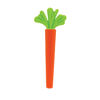 Picture of Nuby Silicone Carrot Tube Teether - Baby Teething Toy - Massaging Bristles for Sore Gums - 3+ Months