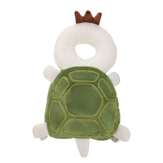 Picture of Baby Head Protection Backpack - Soft & Comfortable, Cute Cartoon Design, Turtle