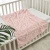 Picture of CREVENT 30"X40" Cozy Soft Warm Sherpa Baby Blanket for Girls Boys, Newborn Essentials for Infant, Baby Shower Receiving Gift - Pink Heart