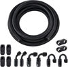 Picture of EVIL ENERGY 6AN Fuel Line Kit, 6AN Nylon Braided Fuel Line Hose Fitting Kit CPE 25FT Black