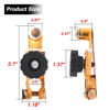 Picture of Top Post Battery Disconnect Switch - Quick Disconnect Battery Cut Off Switch for Car Truck Marine RV and Electrical Equipment - 12V/125A - Black